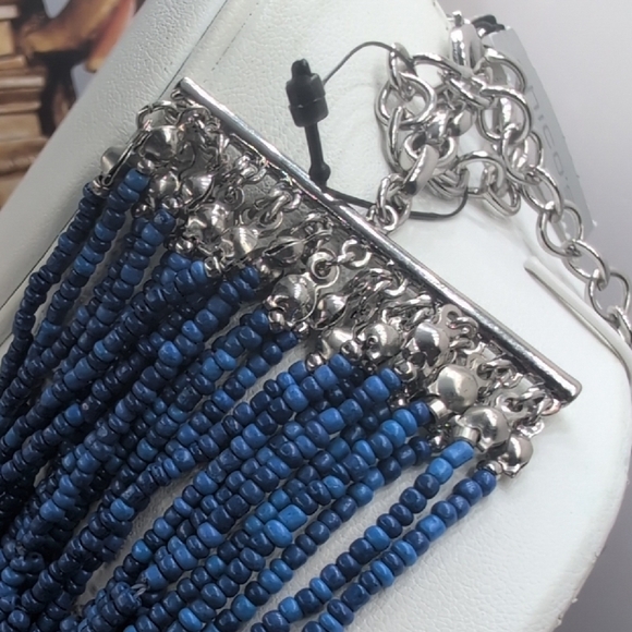 Chico's Elegant Blue Layered Necklace - Picture 5 of 7